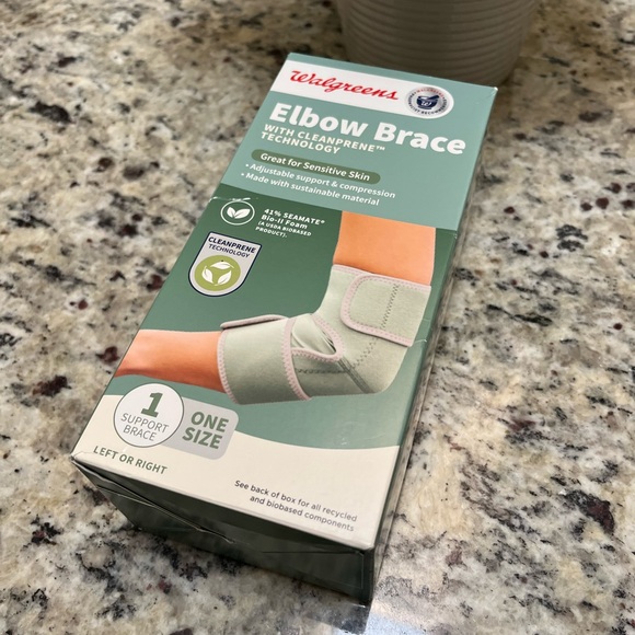 Walgreens Clean Technology Elbow Support Brace - One Size - Picture 1 of 3